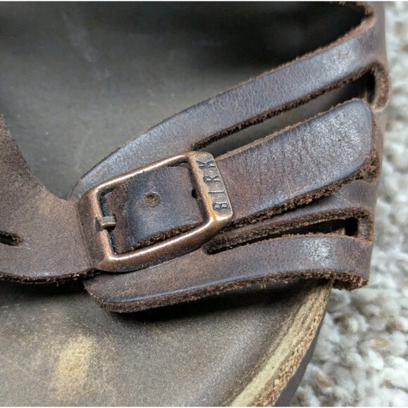 Birkenstock Granada Slide Sandals Slip-on Double Straps Women's 40 US 9 Leather - Picture 7 of 10